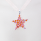 Star - Cassiopeia-Salmon Organza - 1
